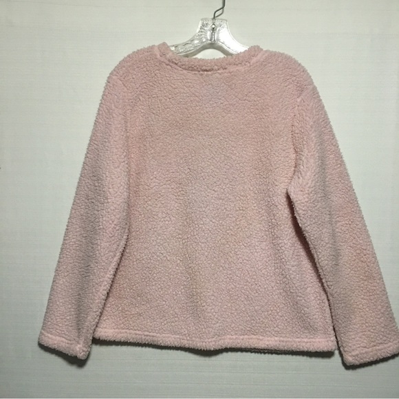 Disney Fleece sleepwear top Emb Pooh & piglet KEEP COZY pink - Picture 2 of 12
